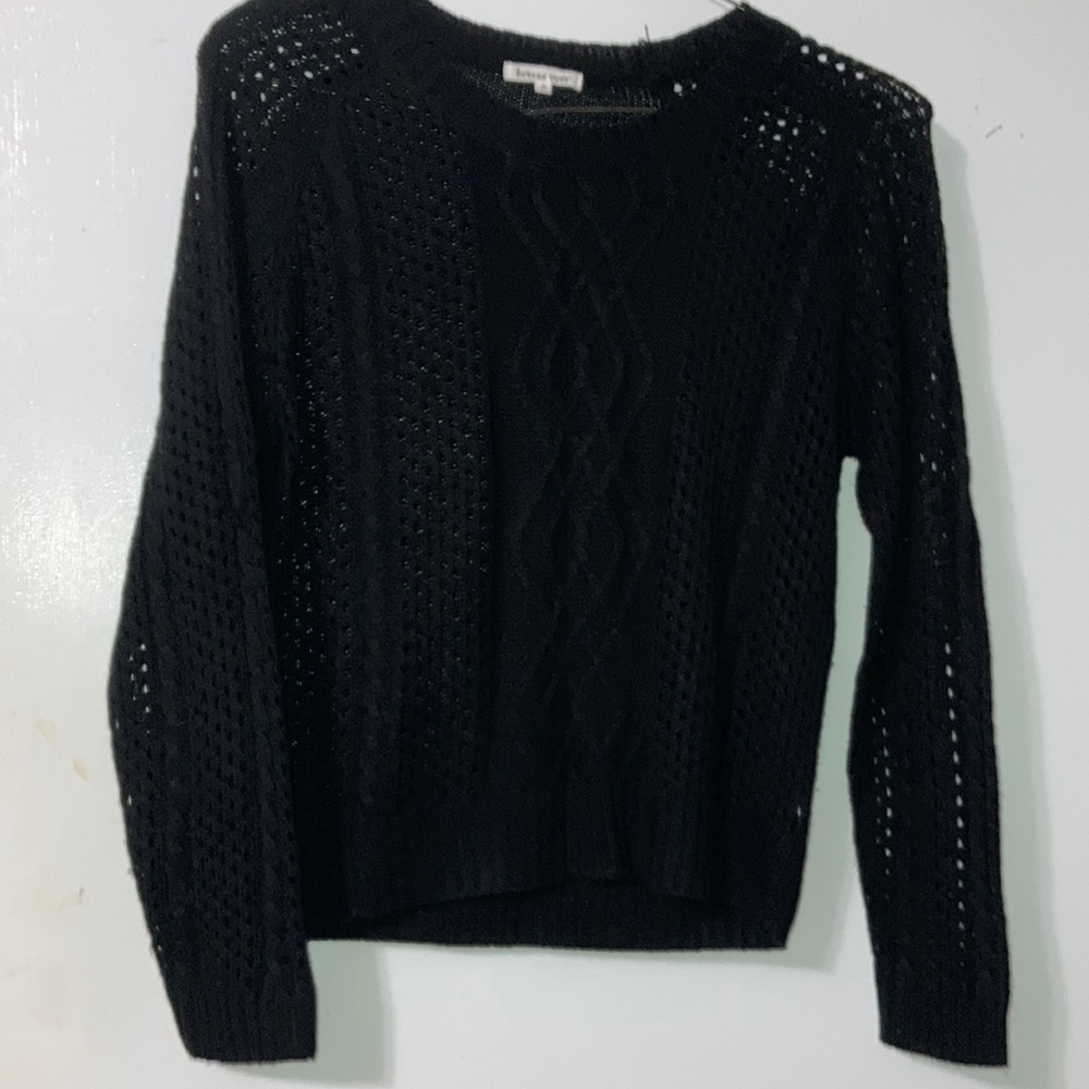 Black light knit sweater